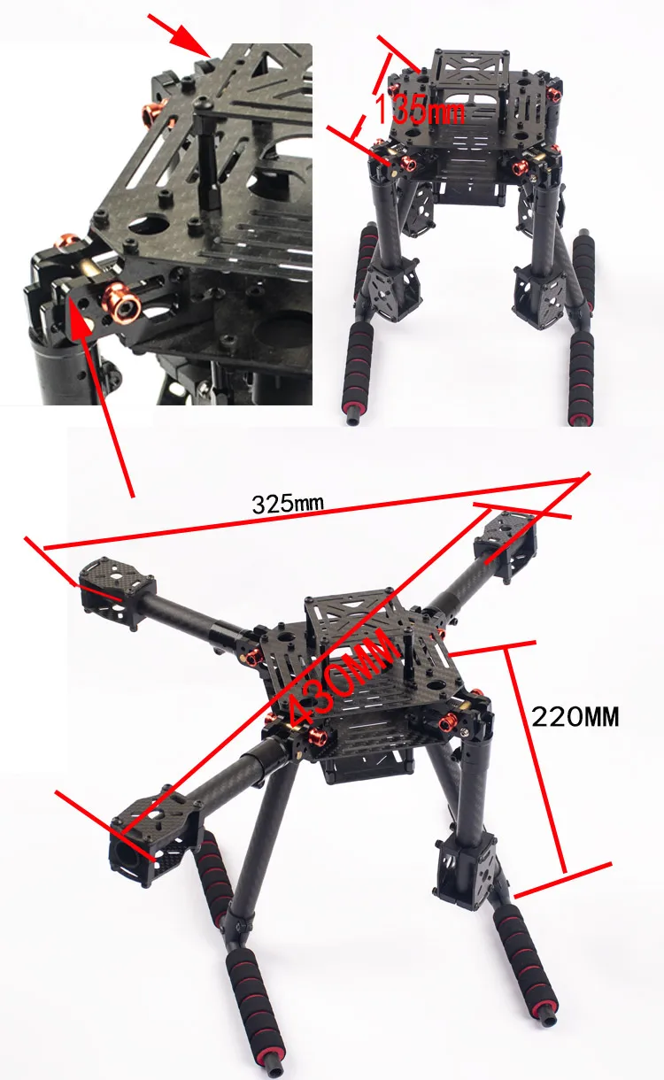 Flyroun LX350 PRO 350mm drone  - огляд і ціна Thermal Imager Drone Gimbal