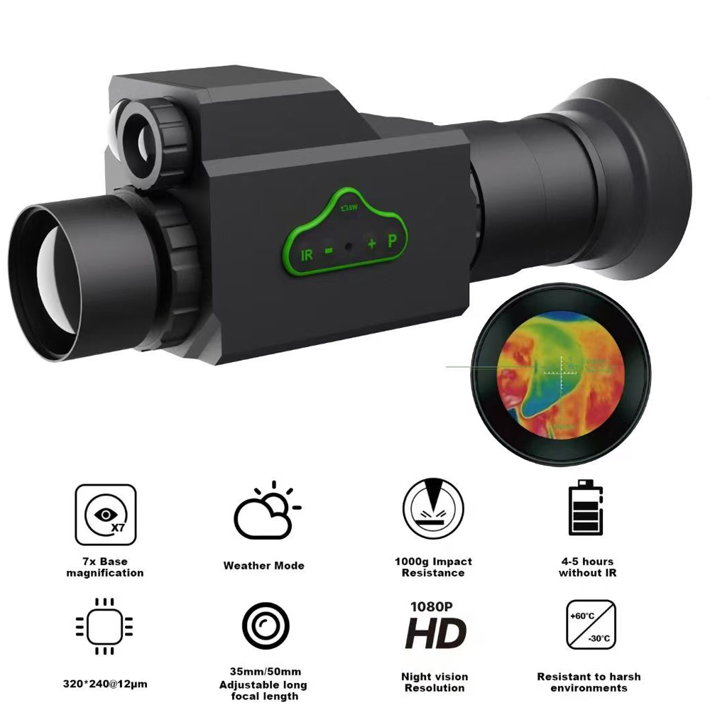 MV265 Pro Head Mounted Monocul - огляд і ціна Hunting Thermal Imaging Scope
