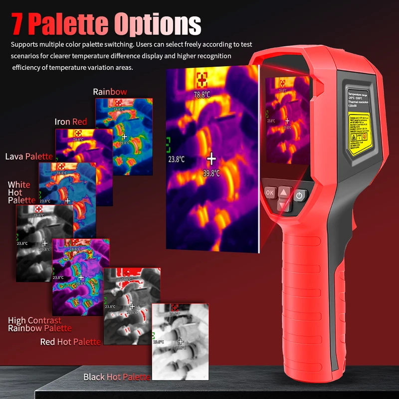 UNI-T UTi120S PLUS Thermal Cam - огляд і ціна Nf 521 Thermal Imaging Camera