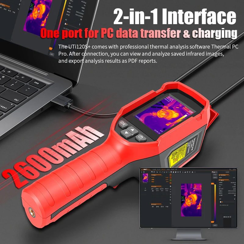 UNI-T UTi120S PLUS Thermal Cam - огляд і ціна Nf 521 Thermal Imaging Camera