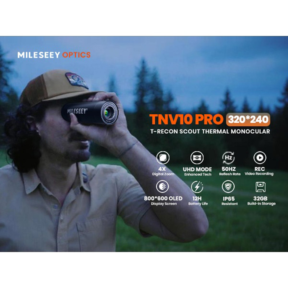 MILESEEY TNV10 PRO 320×240 Res - огляд і ціна Hunting Thermal Imaging Scope
